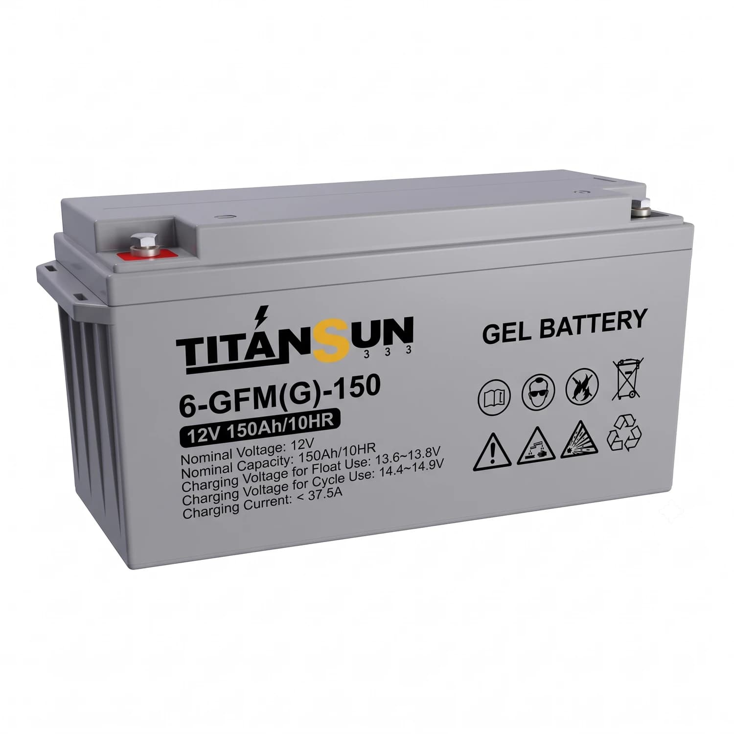 Batería de gel 12V 150Ah Titansun