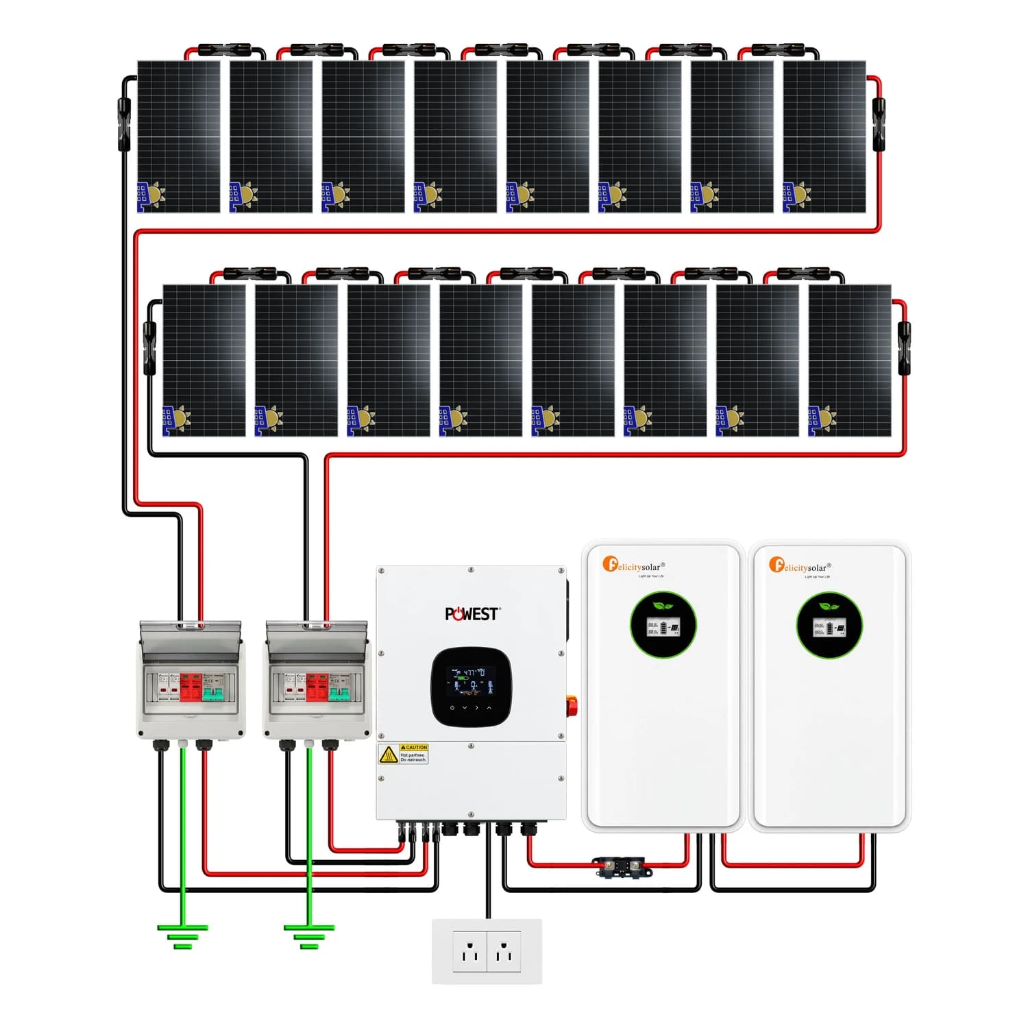 Kit Solar Off Grid Platinum 120/240V