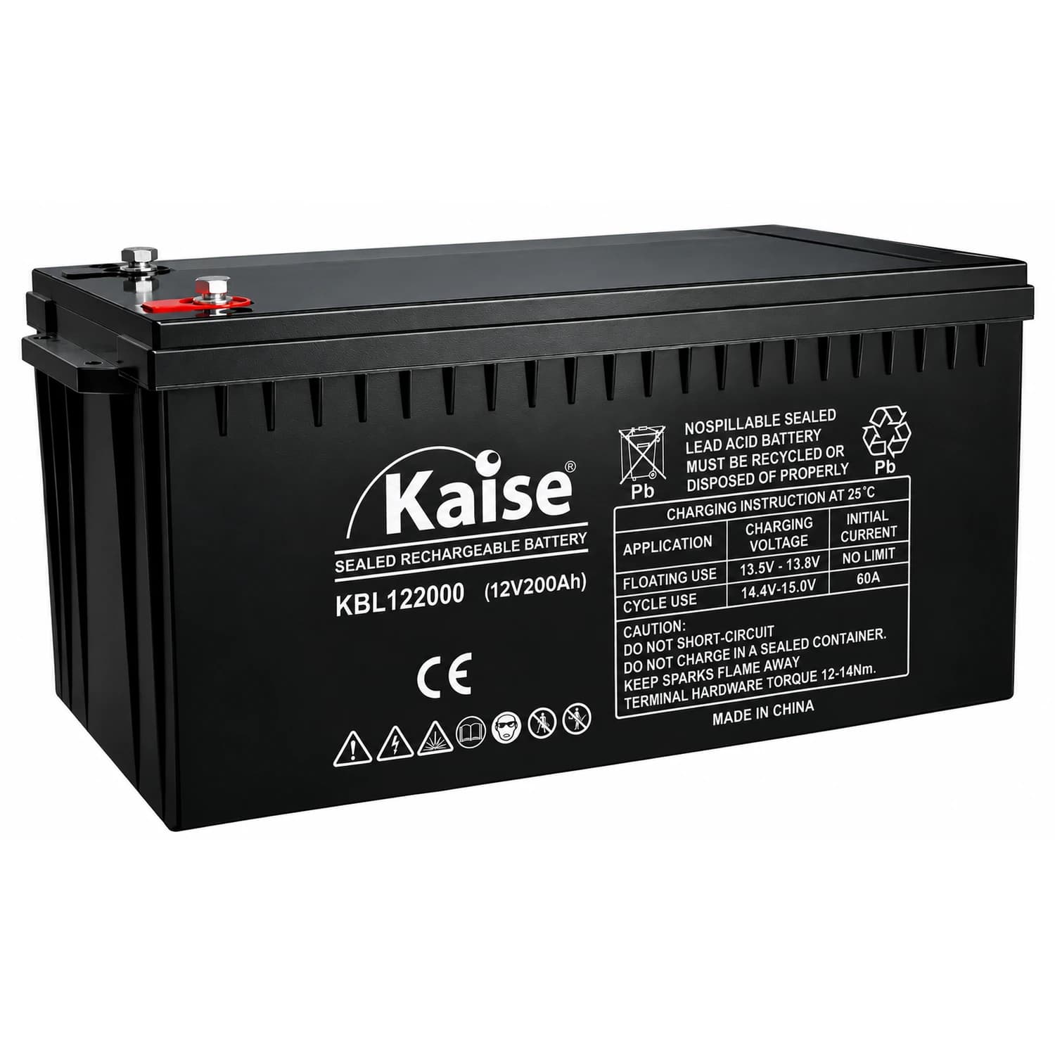 Batería AGM 12V 200Ah KBL122000 Kaise
