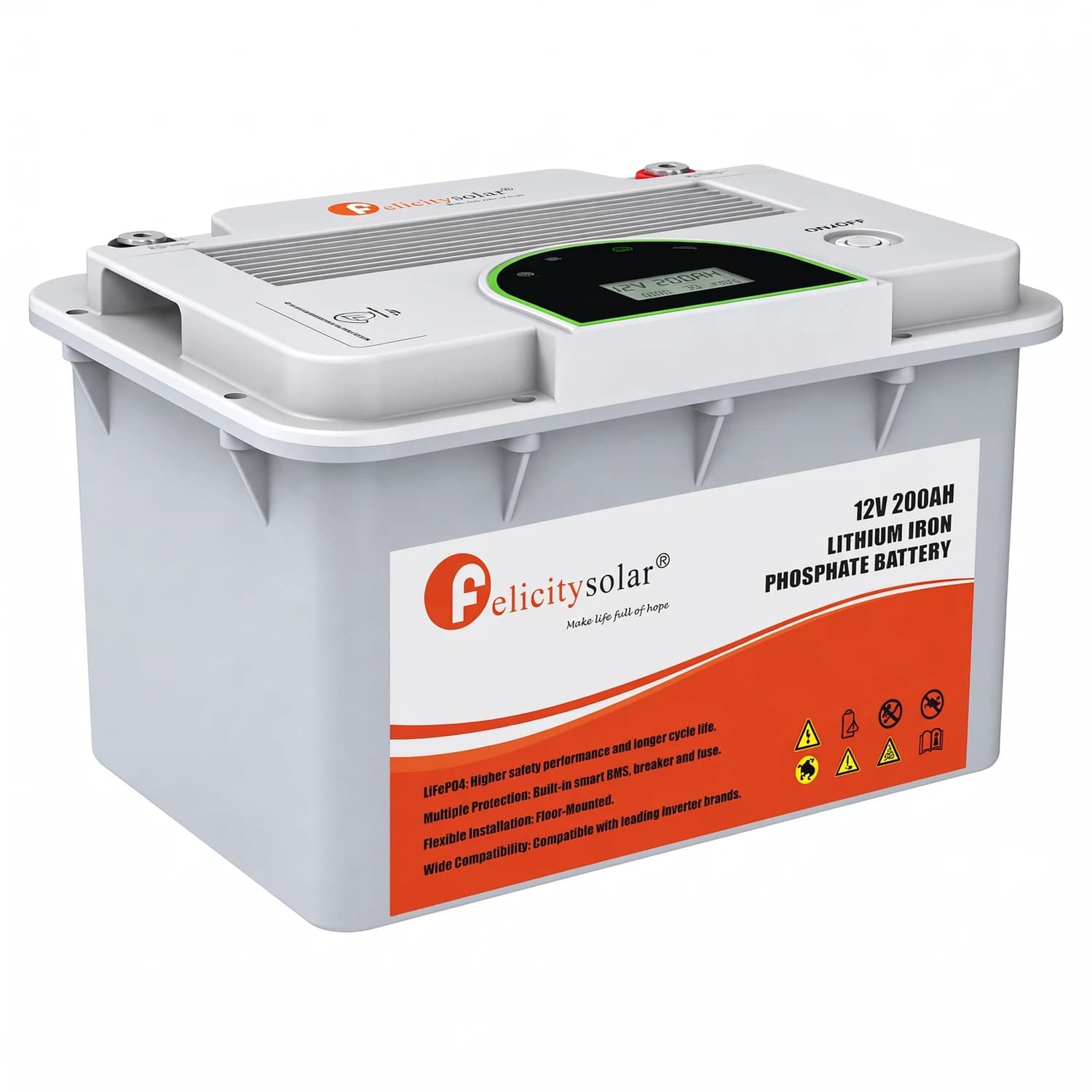 Batería de litio 12.8V 200Ah FLA12200 Felicity