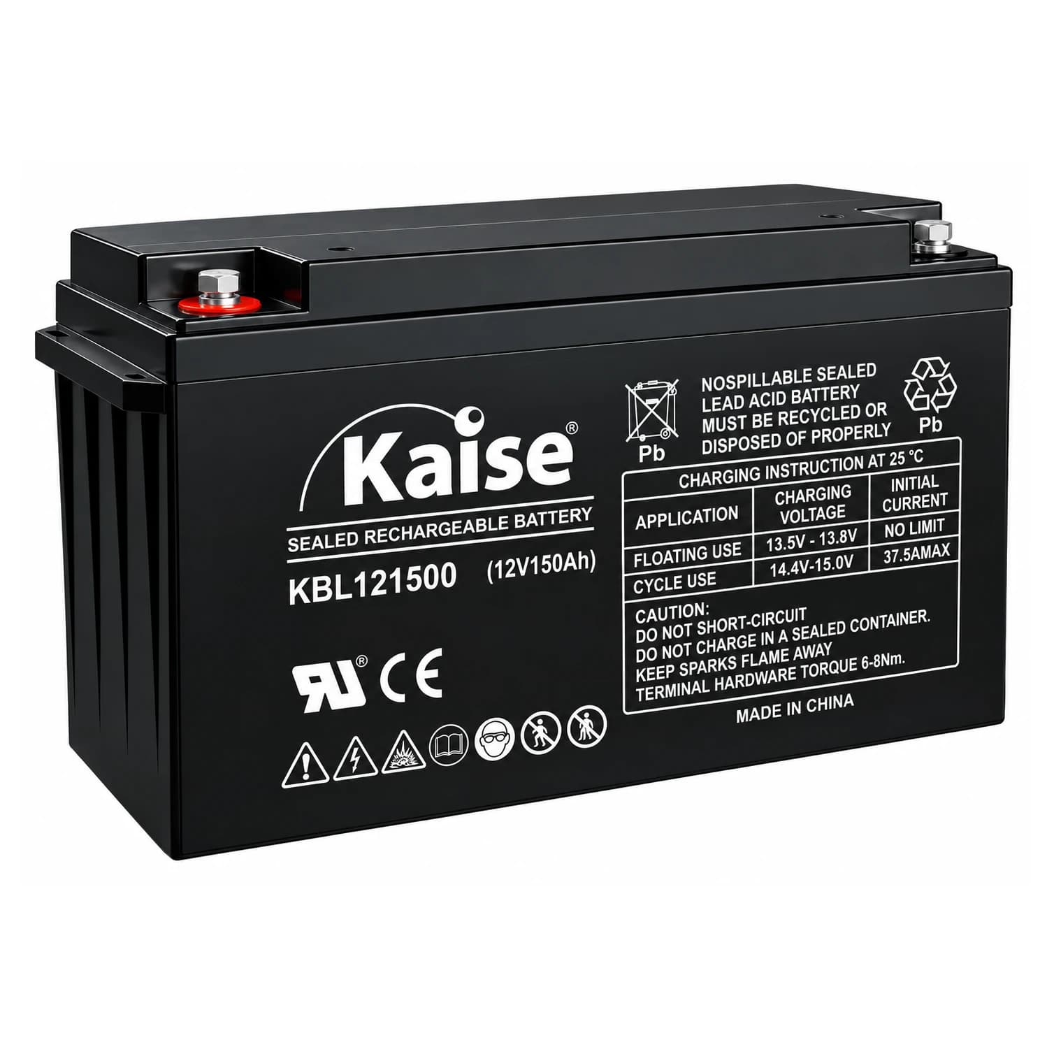 Batería AGM 12V 150Ah KBL121500 Kaise
