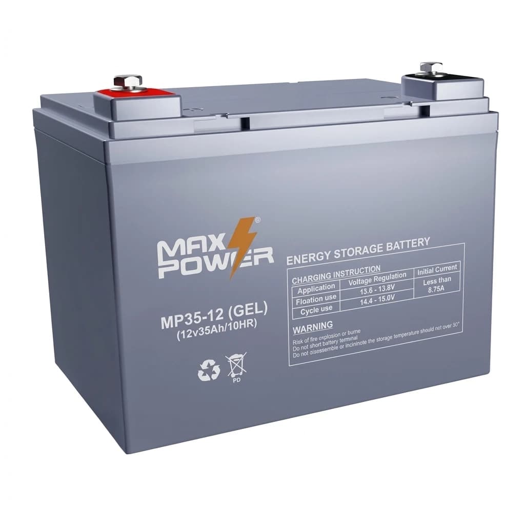 Batería de gel 12V 35Ah MP35-12 Maxpower