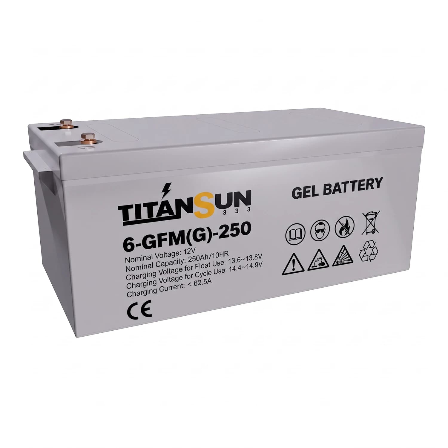 Batería de gel 12V 250Ah Titansun