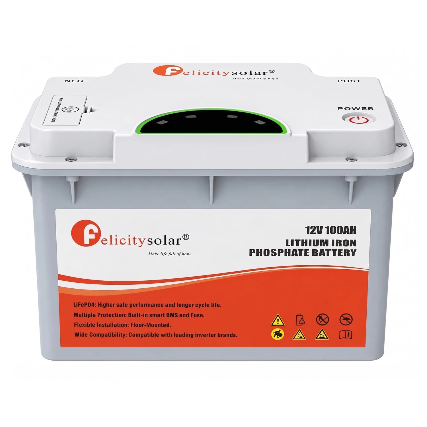 Batería de litio 12.8V 100Ah FLA12100 Felicity