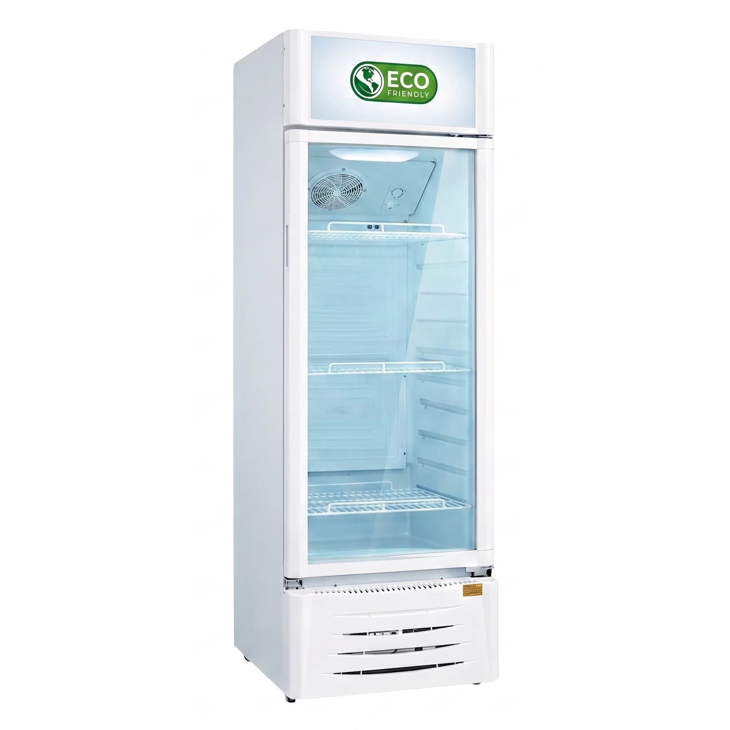 Refrigerador vertical panorámico solar 320L 12/24V 96W Eco friendly